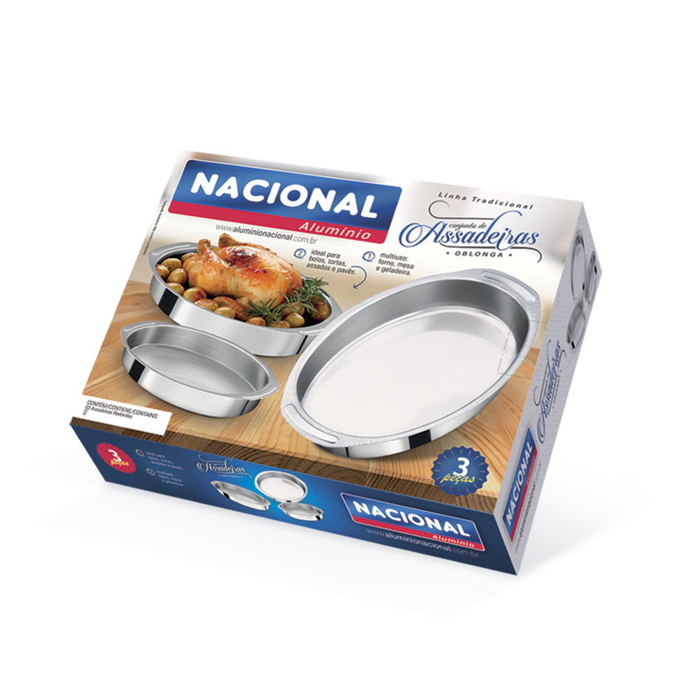 Juego de Asaderas Ovales